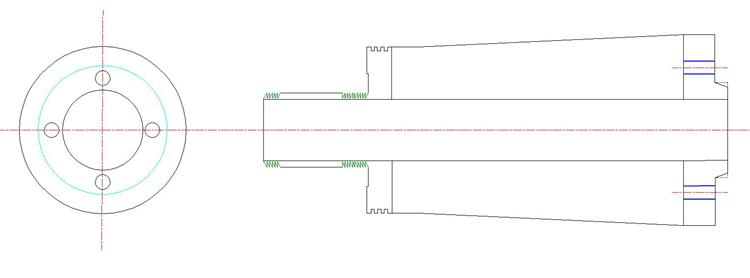 數(shù)控車床手動(dòng)卡盤如何改裝成液壓卡盤