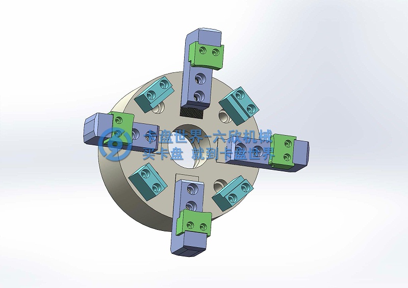 異性工件四爪卡盤夾持方案-2