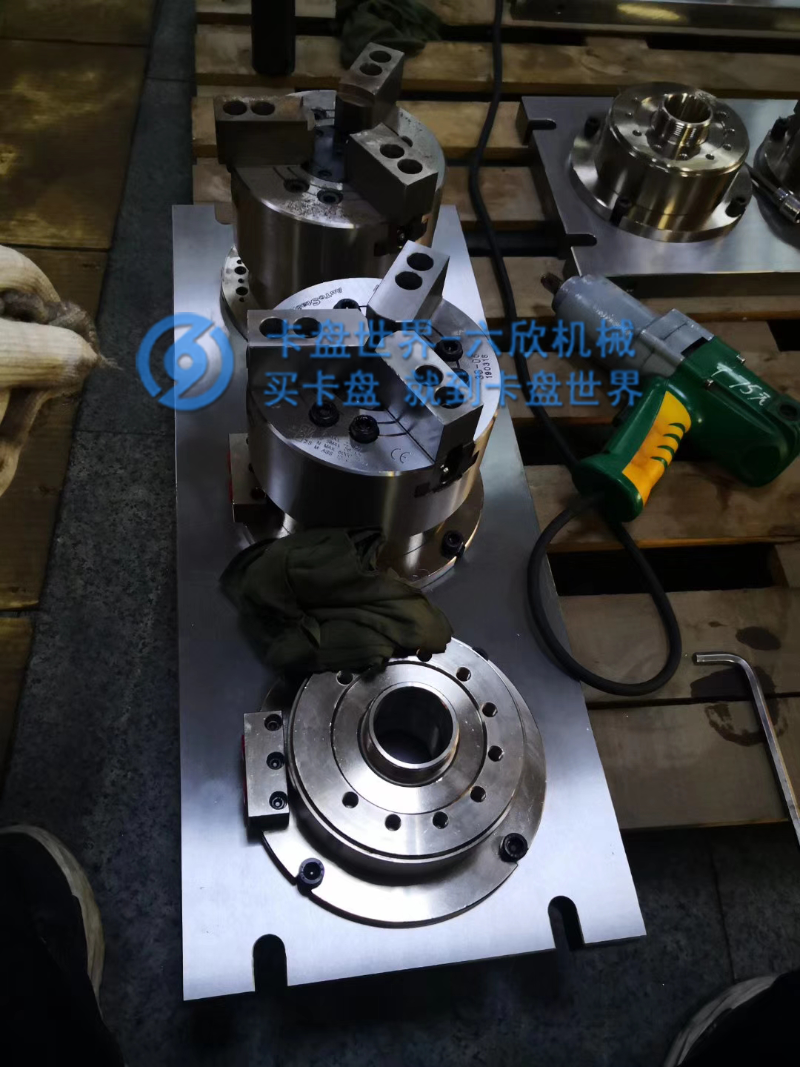 加工中心一拖六氣動(dòng)卡盤(pán)夾持方案