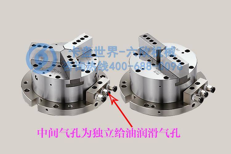 千島一體式超精密氣動三爪卡盤