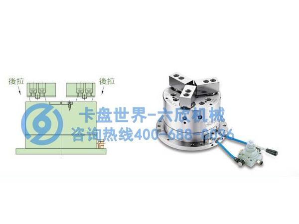 千島后拉立式三爪油氣壓卡盤有什么特點(diǎn)