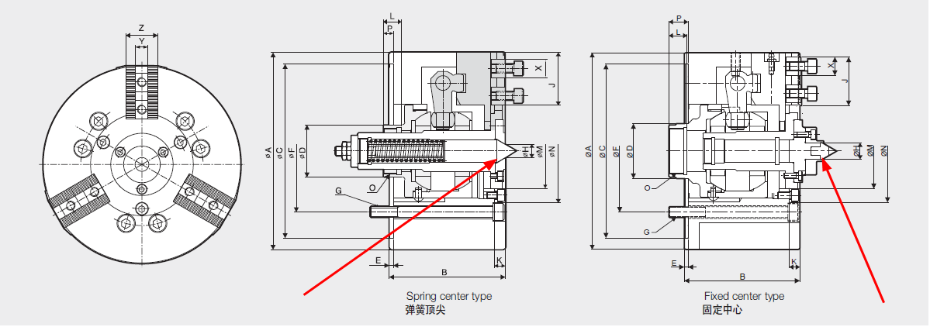 浮動(dòng)頂尖卡盤工藝圖